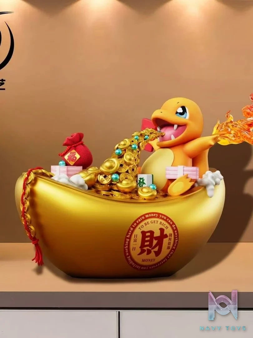 Fortune Charmander - Pokemon - Ke Yi Mo Wan Studio resin statue Ke Yi Mo Wan Studio anime figure