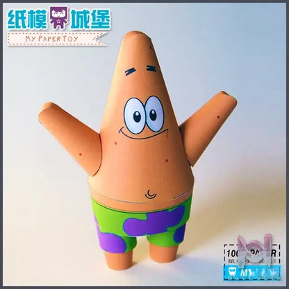 Qian Zhi Lu Studio – Bikini Bottom series 3D Paper Model DIY SpongeBob SquarePants
