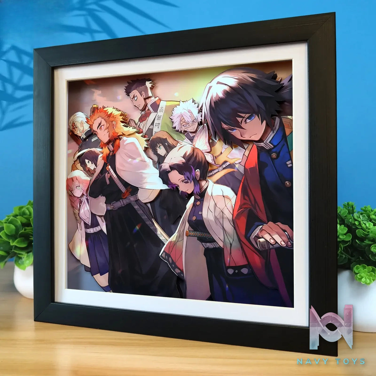 KALA HOME Studio – Demon Slayer Multiple Characters #16 3D Decorative Painting Demon Slayer