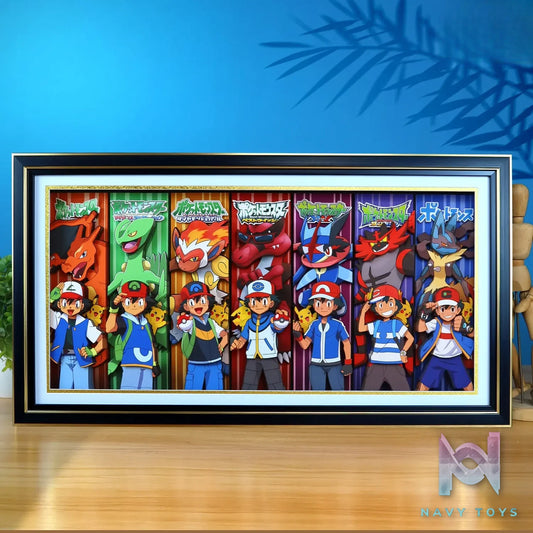 KALA HOME Studio – Pokémon Multiple Characters #17 3D Decorative Painting Pokémon