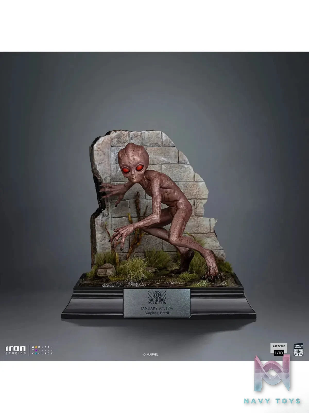 Iron Studios – ET Varginha Statue I Want to Believe Art Scale IWTBEL122425-10 (Licensed)