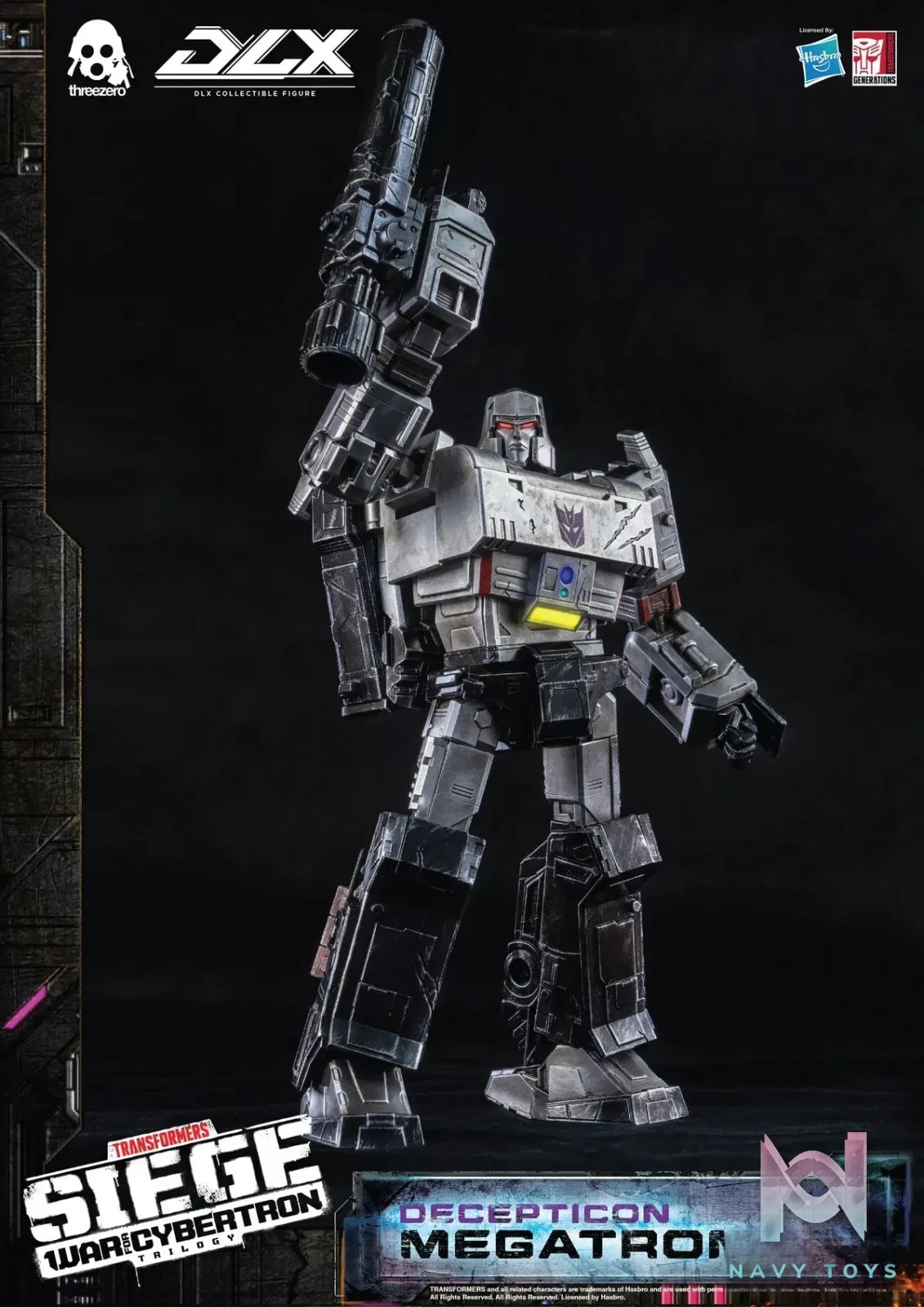 Threezero – Transformers: War for Cybertron DLX 10-inch Megatron (Licensed)