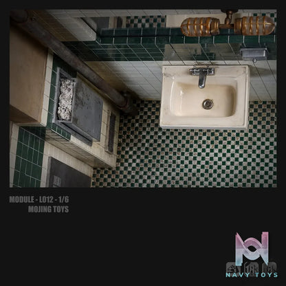 MOjingToys – 1/6 Modular Series – JOKER Bathroom Scene Base L012 (Licensed)