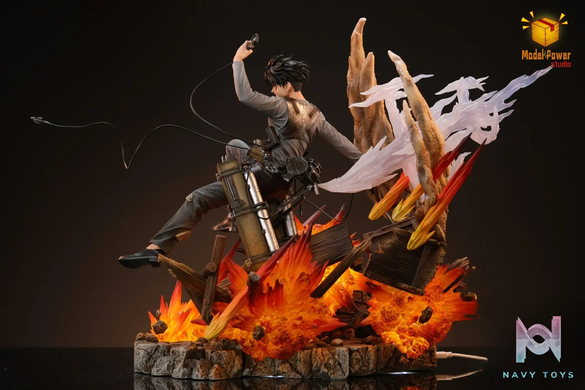 Model Power Studio – Attack on Titan #6 Street Fighting Levi Ackerman