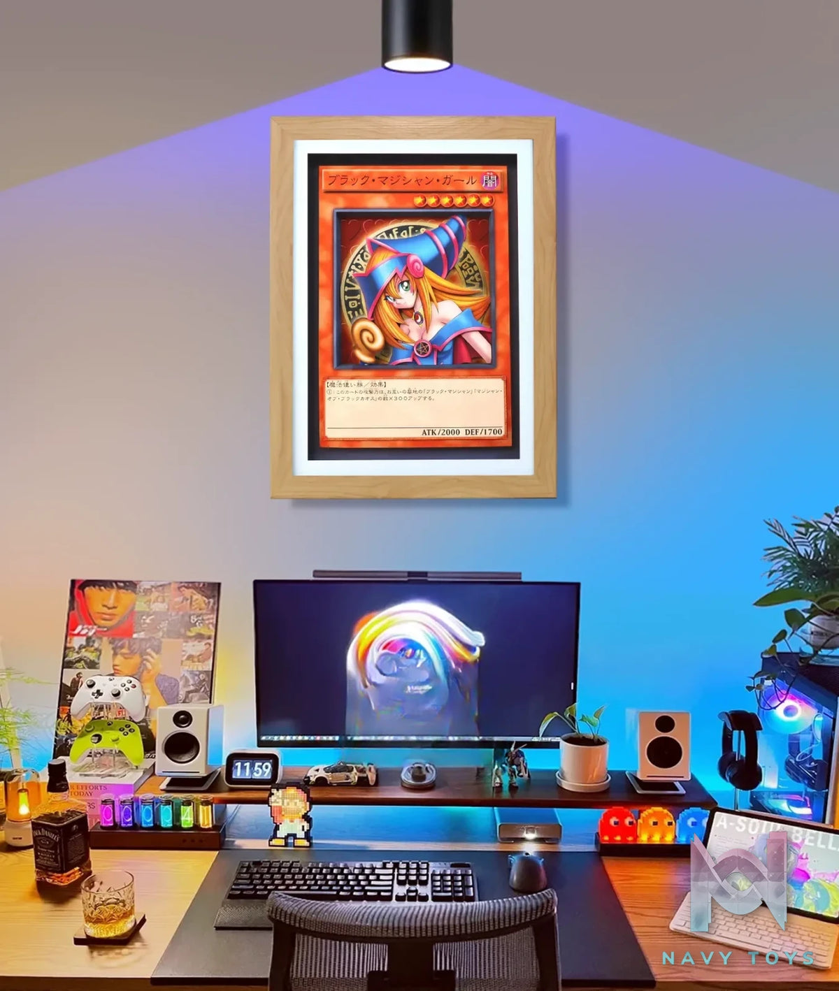 KALA HOME Studio – Dark Magician Girl 3D Decorative Painting Yu-Gi-Oh!