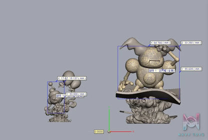 Wu Liao Zuo Fang Studio – Pokémon Mr. Mime Evolution Line
