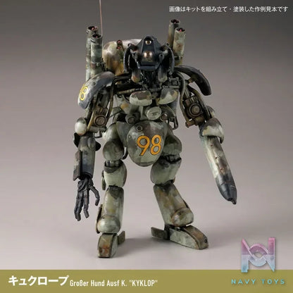 Kaiyodo – ARTPLA Maschinen Krieger Final Hund Set X Jerry Can Man 1/35 Plastic Model (Licensed)