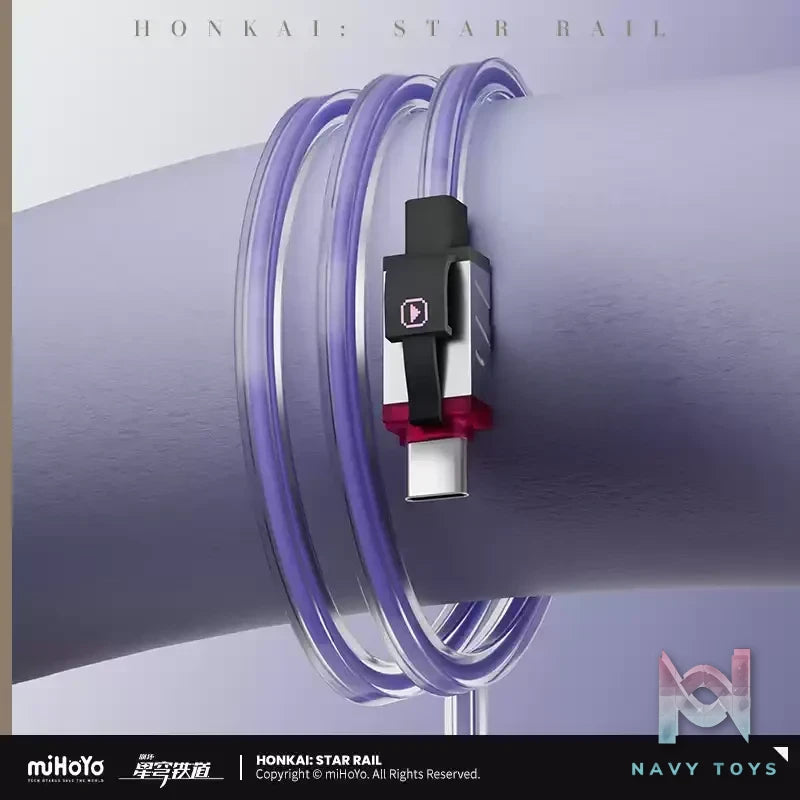 miHoYo – Honkai: Star Rail – Wolf Cub Pixel Series Fast Charger X Data Cable (Licensed)