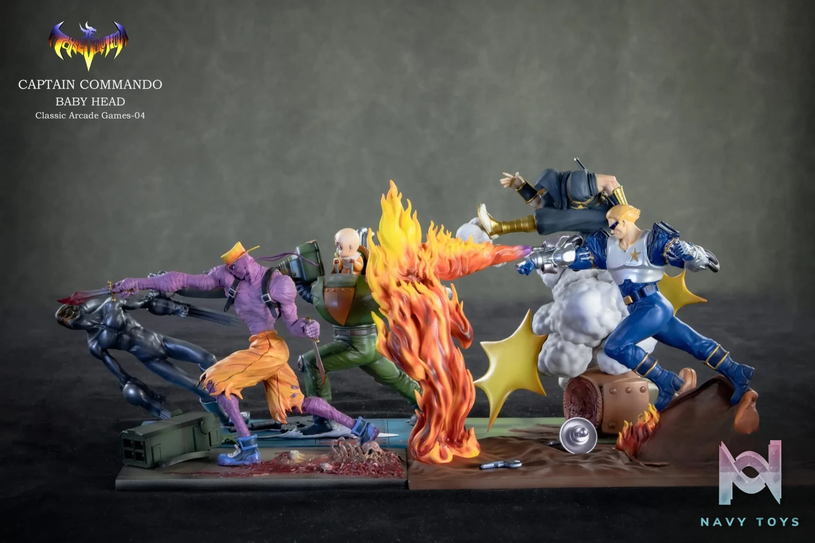 Toys Evolution Studio – Captain Commando #4 BABY HEAD
