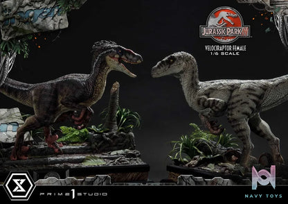 Prime 1 Studio – Legacy Museum Collection Jurassic Park III (Film) Velociraptor Female LMCJP-11 LMCJP-11S (Licensed)