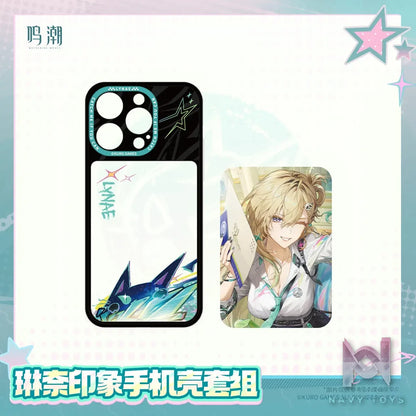 KURO GAMES – Wuthering Waves Resonator-Themed Lynae Impression Phone Case Set for iPhone 16 X iPhone 17 (Licensed)