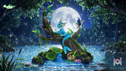 SK Studio – Ecological Series Vaporeon Pond Scene Pokémon