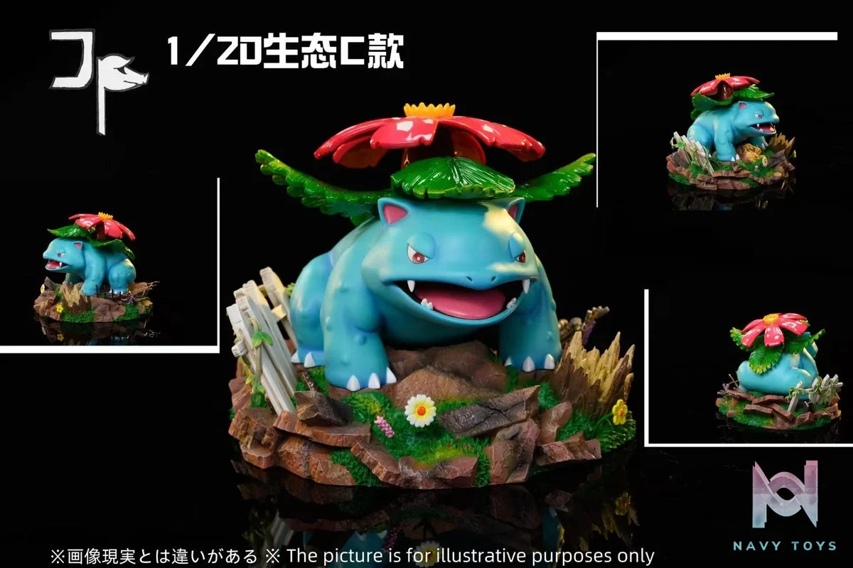 JP Studio - Venusaur Evolution - Pokemon resin statue JP Studio anime figure