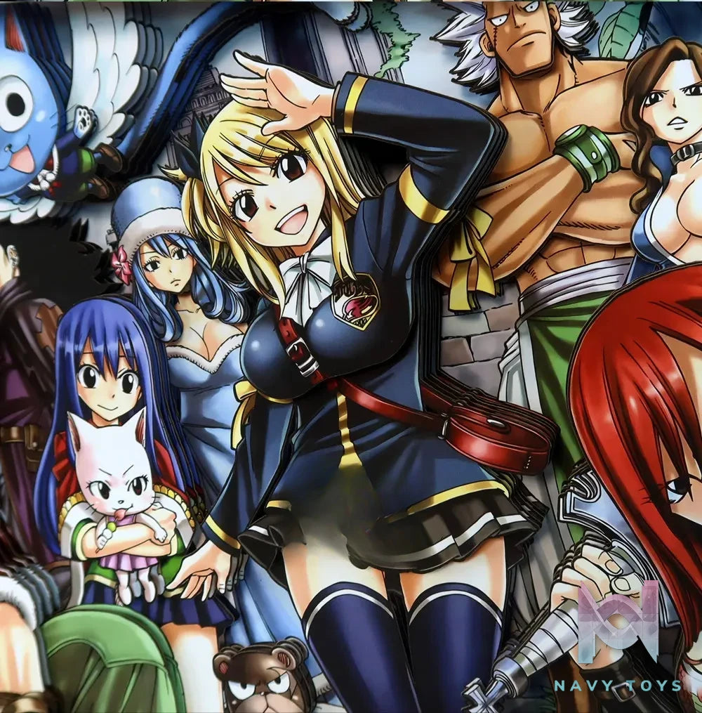KALA HOME Studio – Fairy Tail Multiple Characters #01 3D Decorative Painting Fairy Tail