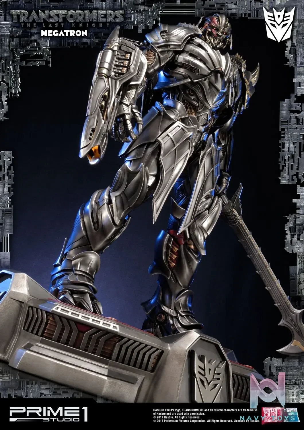 Prime 1 Studio – Museum Masterline Transformers: The Last Knight (Film) Megatron MMTFM-17 MMTFM-17EX(Licensed)