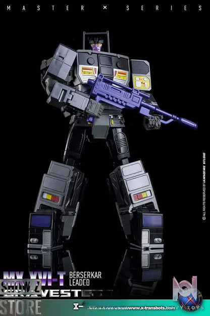 X-Transbots Studio – MX-12T Gravestone Motormaster Youth Version x MX-12B Trailer for MX-12A Gravestone Motormaster w/MX-12C Accessory Pack Transformers