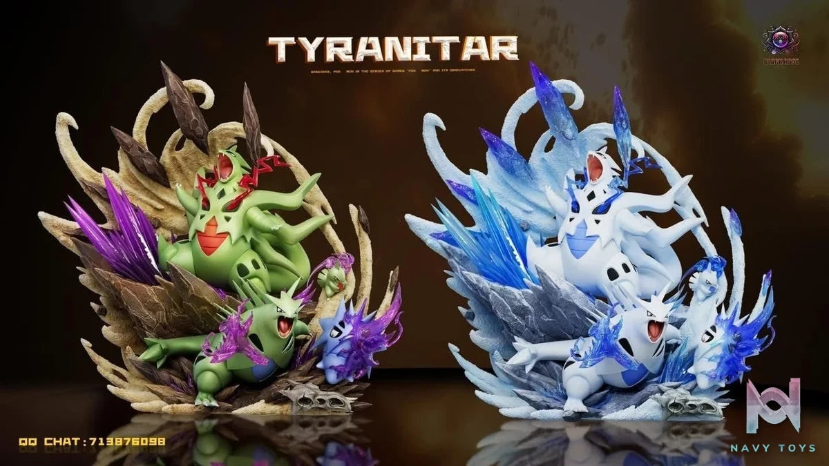 Tyranitar Family - Pokemon - Black Rose Studio resin statue Black Rose Studio anime figure