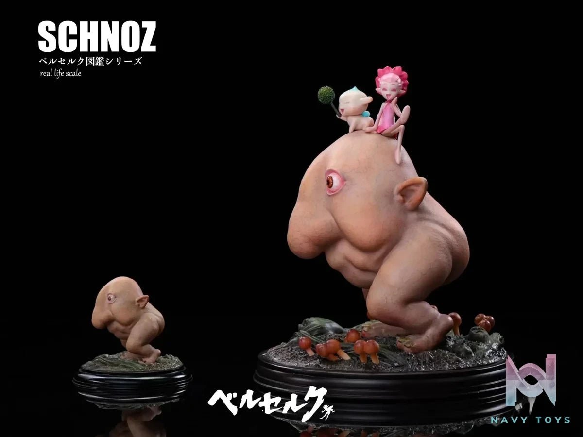 Desktop Berserk Illustration Fourth Edition Schnoz with Puck and Ivalera - BIHS Studio resin statue Navy Toys anime figure