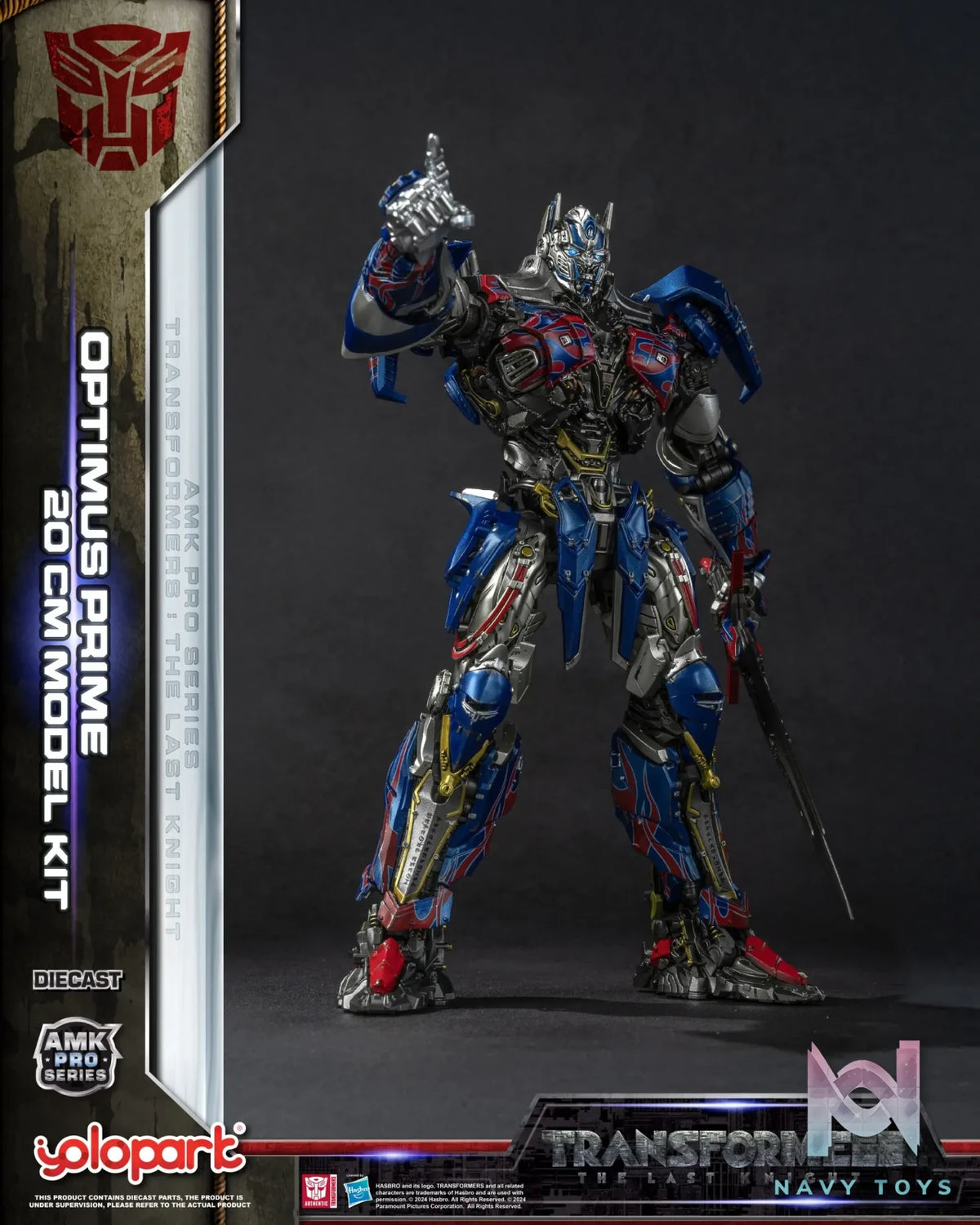 Yolopark Studio – Transformers: The Last Knight AMK PRO Series Optimus Prime Pre-Assembled Model