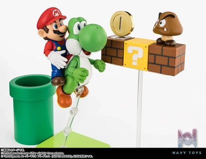 BANDAI SPIRITS – S.H.Figuarts Super Mario Playset SUPER MARIO (Licensed)