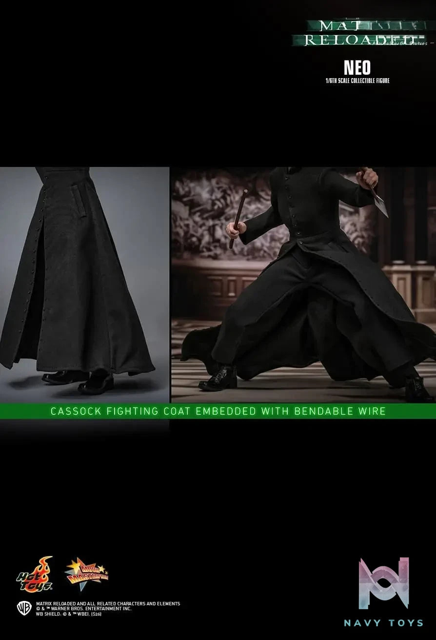 Hottoys – The Matrix Reloaded Neo 1/6th scale Collectible Figure MMS868 (Licensed)