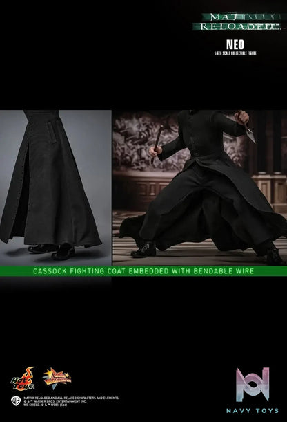 Hottoys – The Matrix Reloaded Neo 1/6th scale Collectible Figure MMS868 (Licensed)