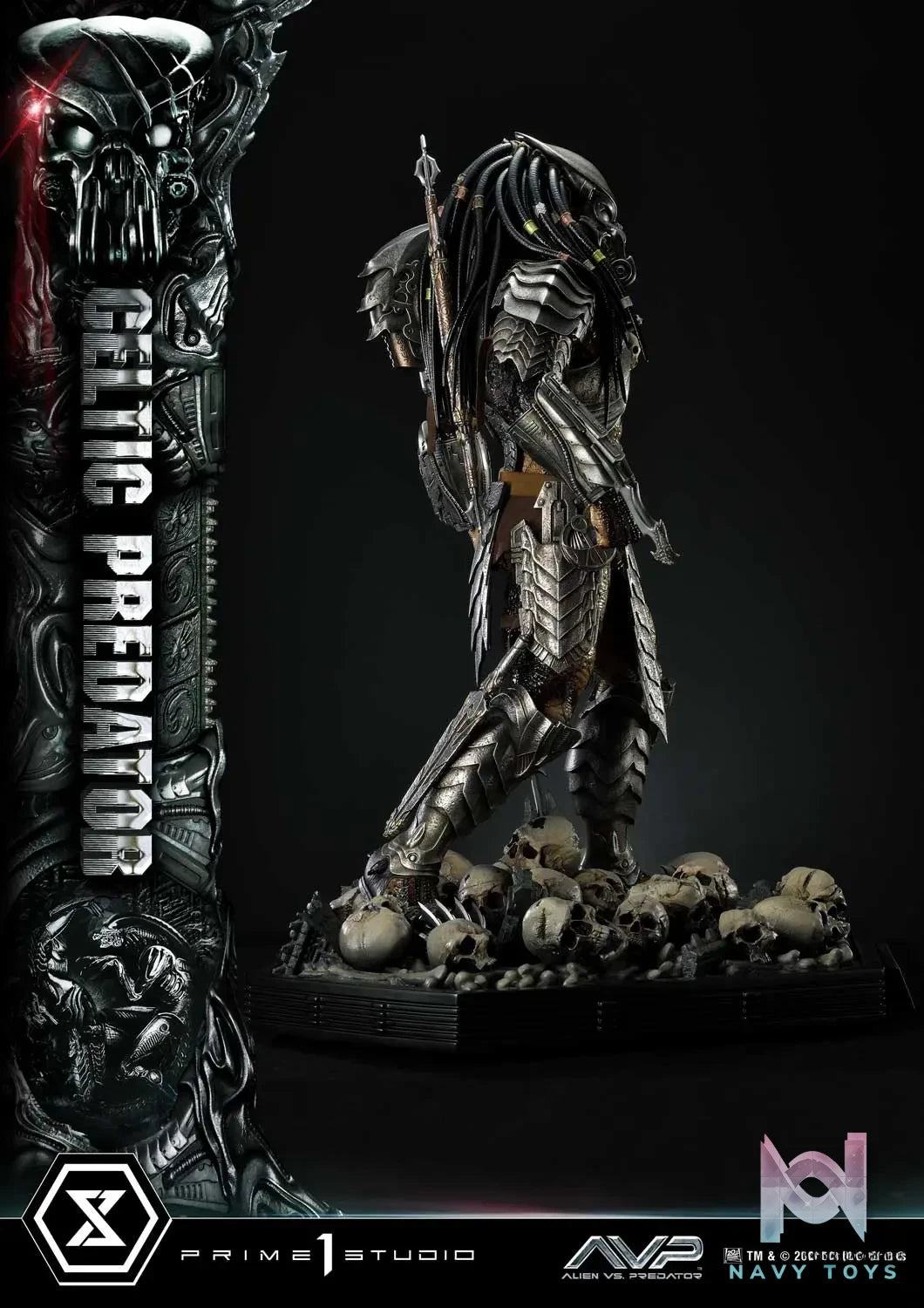 Prime 1 Studio Museum Masterline Alien vs. Predator Celtic Predator MMPR-05 MMPR-05S