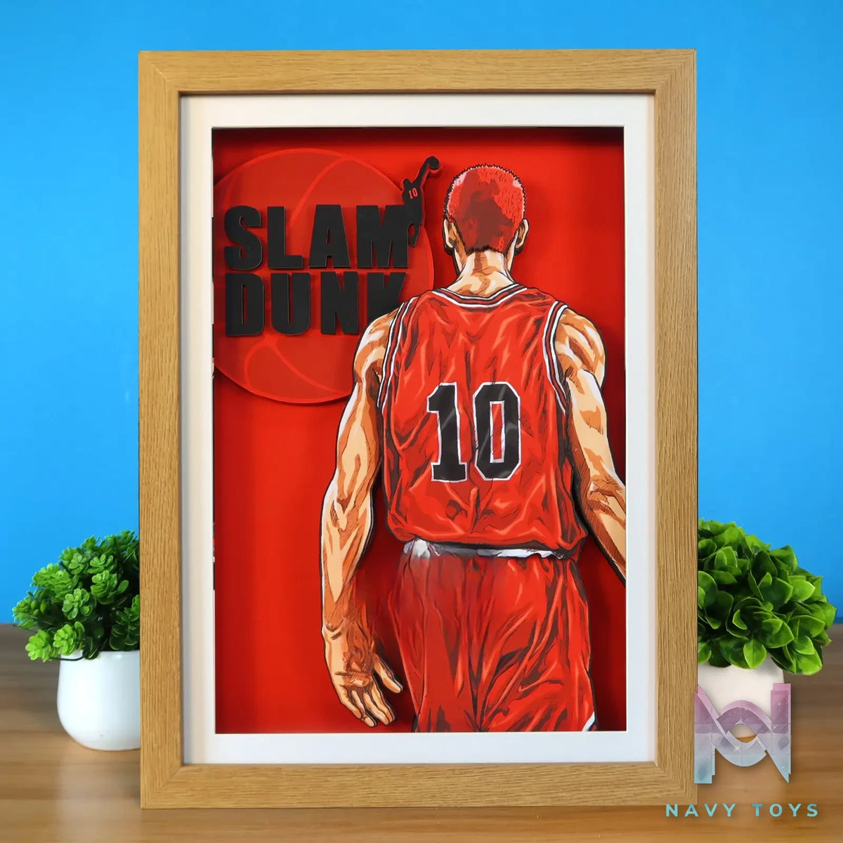 KALA HOME Studio – Hanamichi Sakuragi #02 3D Decorative Painting Slam Dunk