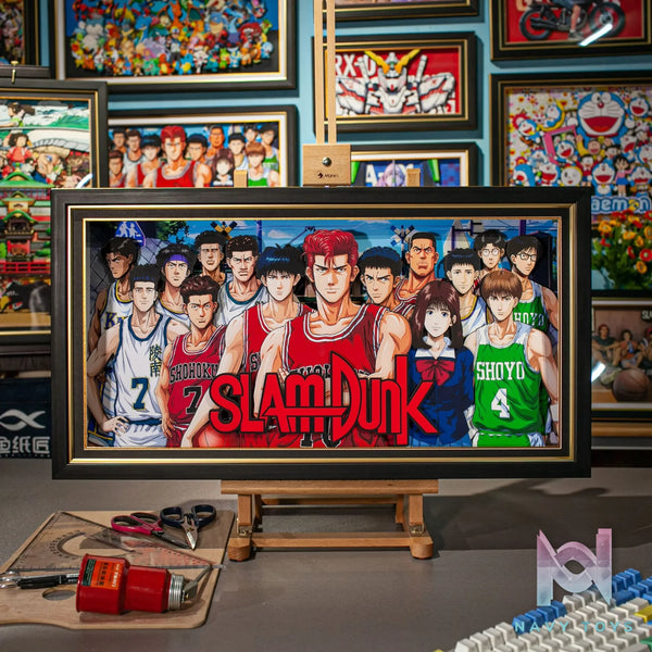 Yu Zhi Jiang Studio – Slam Dunk Multiple Characters Series #8 3D Decorative Painting Slam Dunk