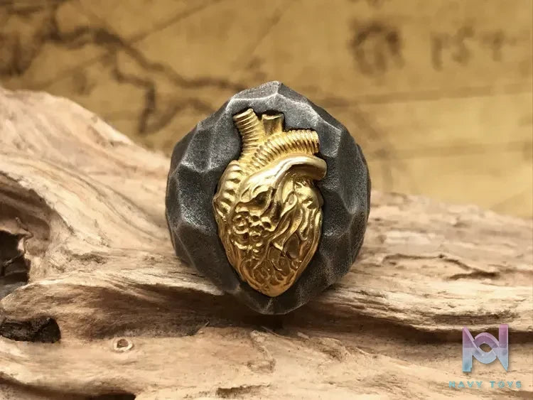 Shou Jiang Studio – Custom Original Design Steadfast Heart Ring Original