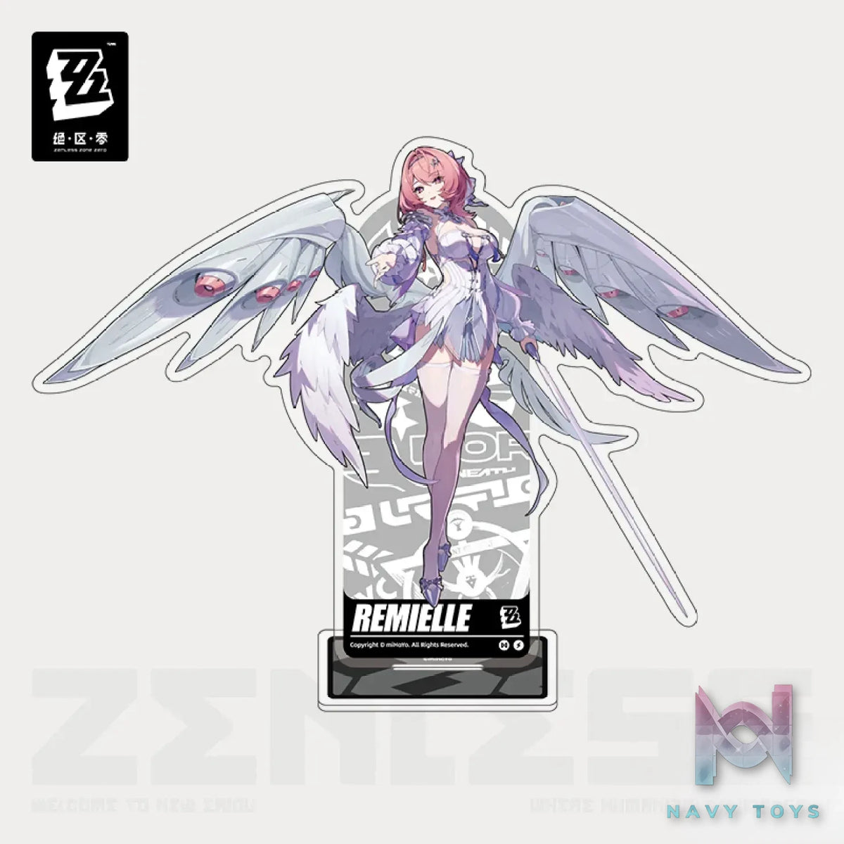 miHoYo – Zenless Zone Zero – Character Illustration Series Acrylic Stand Remielle Dan X Sigrid De L’Azur (Licensed)