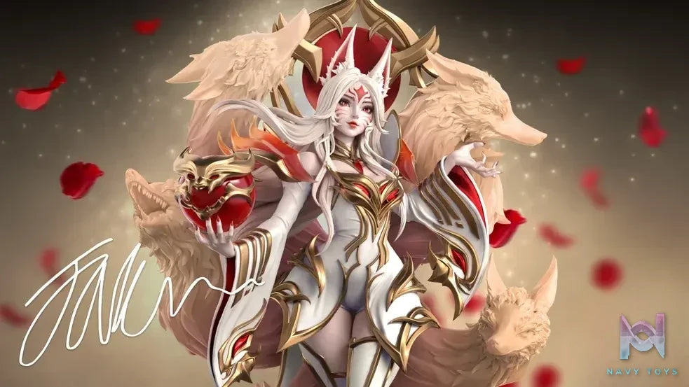 RIOT – League of Legends Hall of Legends 2024 Immortalized Legend Ahri 1/6 Statue (Licensed)