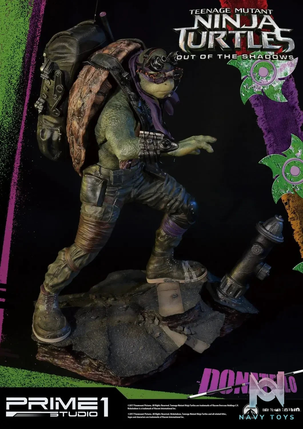 Prime 1 Studio – Premium Masterline Teenage Mutant Ninja Turtles: Out of the Shadows (Film) Donatello PMTMNT-05 (Licensed)