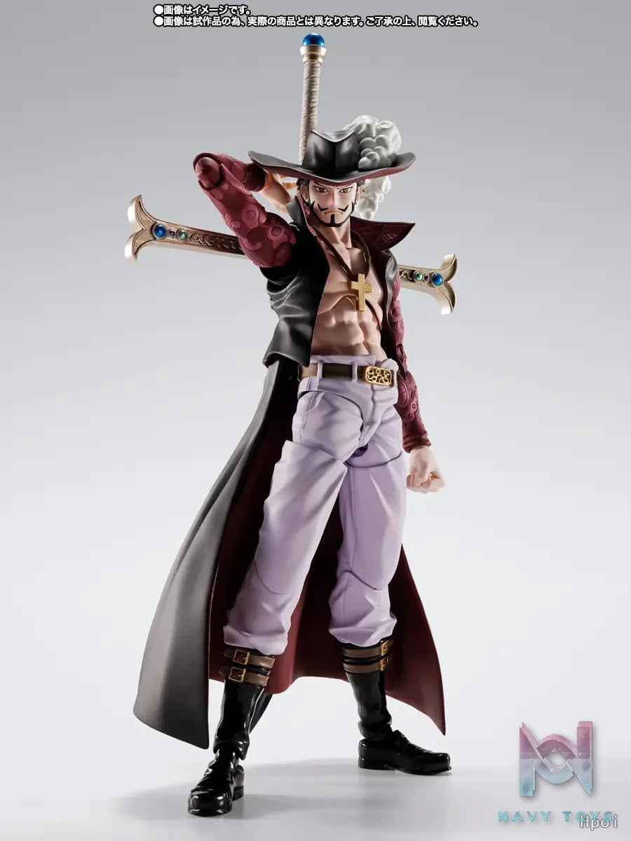 BANDAI – One Piece S.H.Figuarts Dracule Mihawk Hawkeye (Licensed)