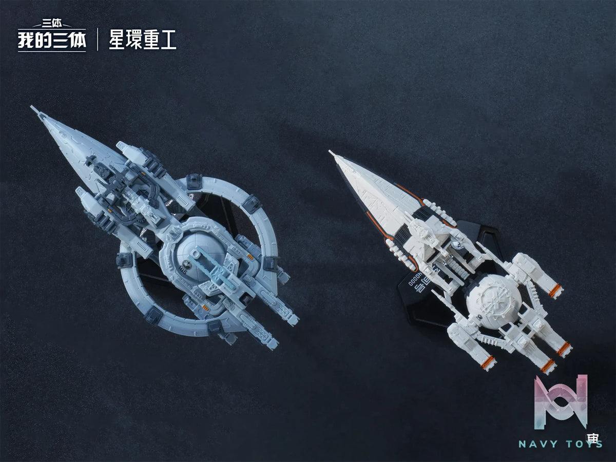 Planet Ring Industry – My Three-Body Natural Selection X Blue Space Model Kit X Pre-Painted Model WDST-007 WDST-006 WDST-005 (Licensed)