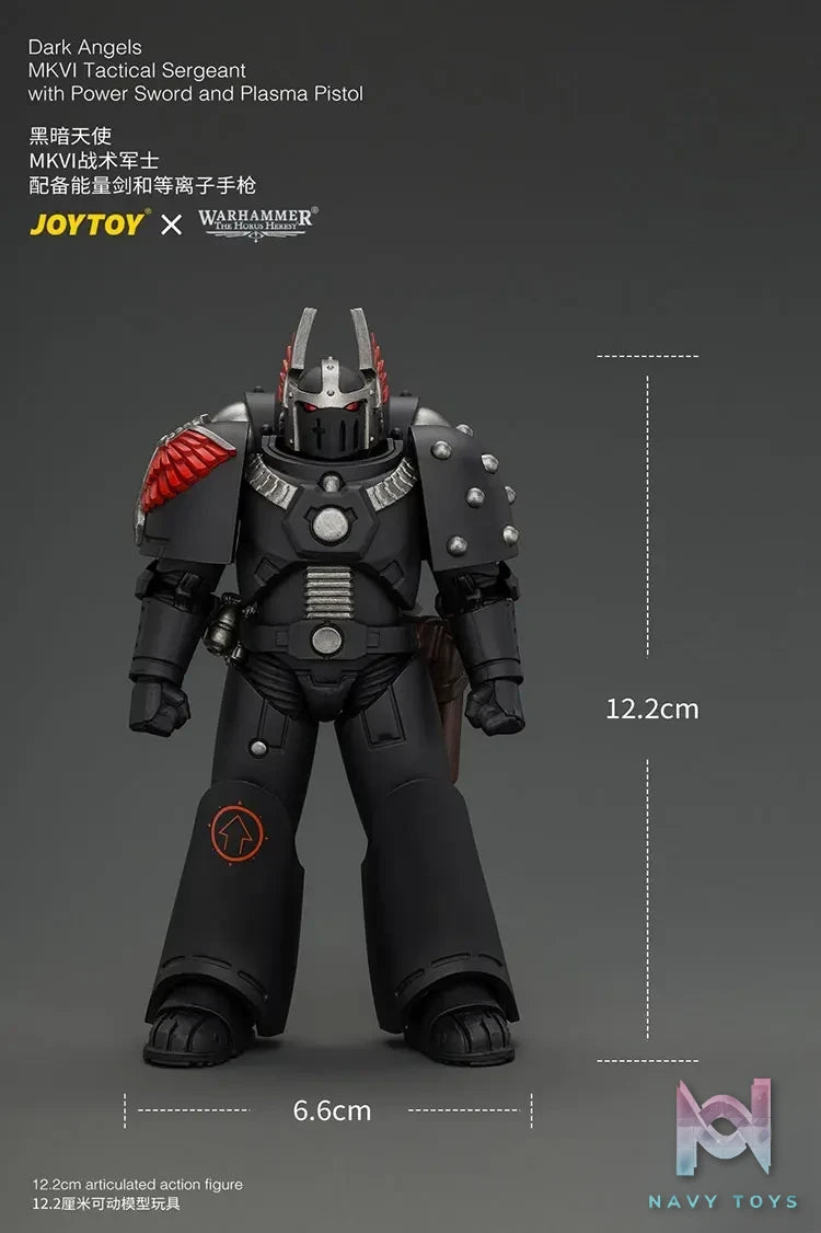 JOYTOY – Dark Angels MKVI Tactical Sergeant with Power Sword and Plasma Pistol JT05138 (Licensed)