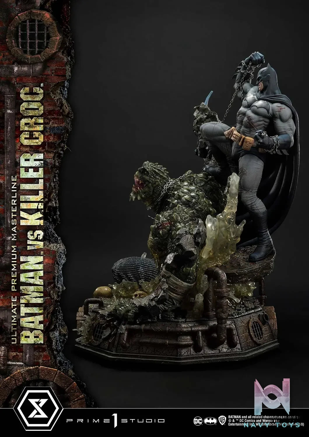 Prime 1 Studio – Ultimate Premium Masterline Batman (Comics) Batman Versus Killer Croc UPMDC-07 UPMDC-07DX UPMDC-07DXS (Licensed)
