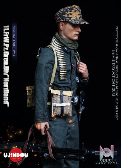 UJINDOU – 1/6 WWII 11. FrW. Pz. Gren. Div “Nordland”, Vistula – Oder 1945 UD9051 (Licensed)
