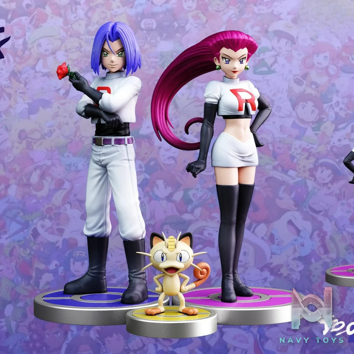 Uing Studio – Pokémon Team Rocket trio & Irida