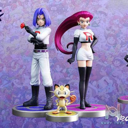Uing Studio – Pokémon Team Rocket trio & Irida