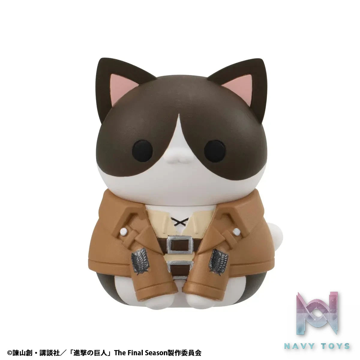 Megahouse – MEGA CAT PROJECT Attack on Titan Shingeki no Nyanko Survey Corps Group danyan! 8Pack BOX (Licensed)