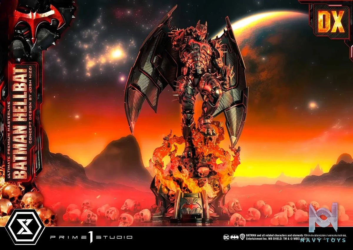 Prime 1 Studio – Ultimate Premium Masterline Batman (Comics) Batman Hellbat Concept Design by Josh Nizzi UPMDC-06 UPMDC-06DX UPMDC-06DXS (Licensed)