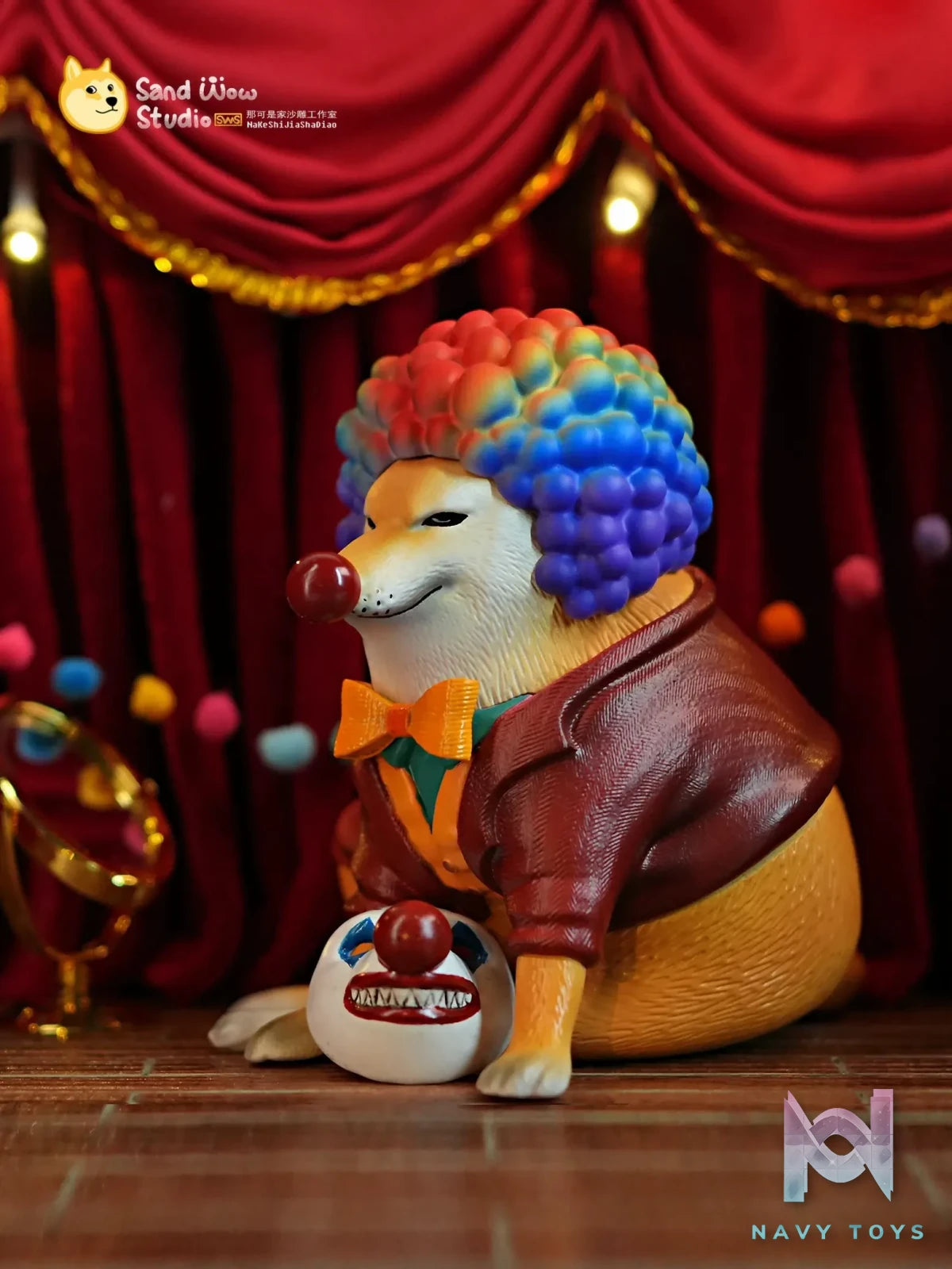Na Ke Shi Jia Sha Diao Studio – Clown Shiba Inu (Licensed)