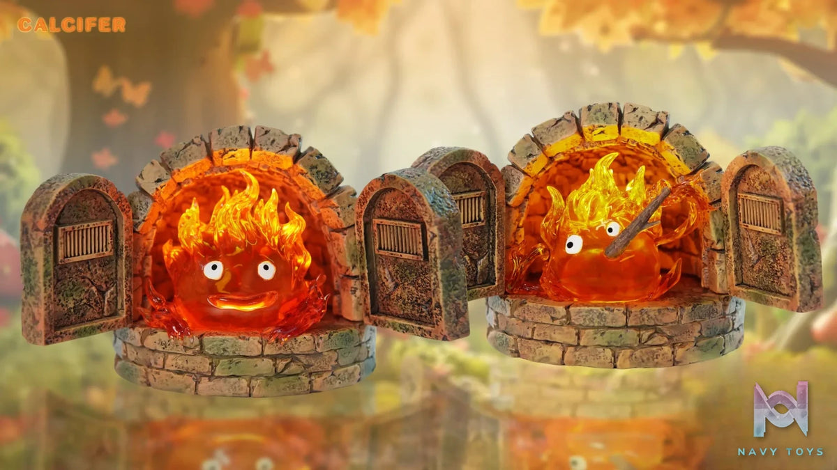 Hit Face Studio – Howl’s Moving Castle Hayao Miyazaki Fortune Series #2 Calcifer in the Fireplace