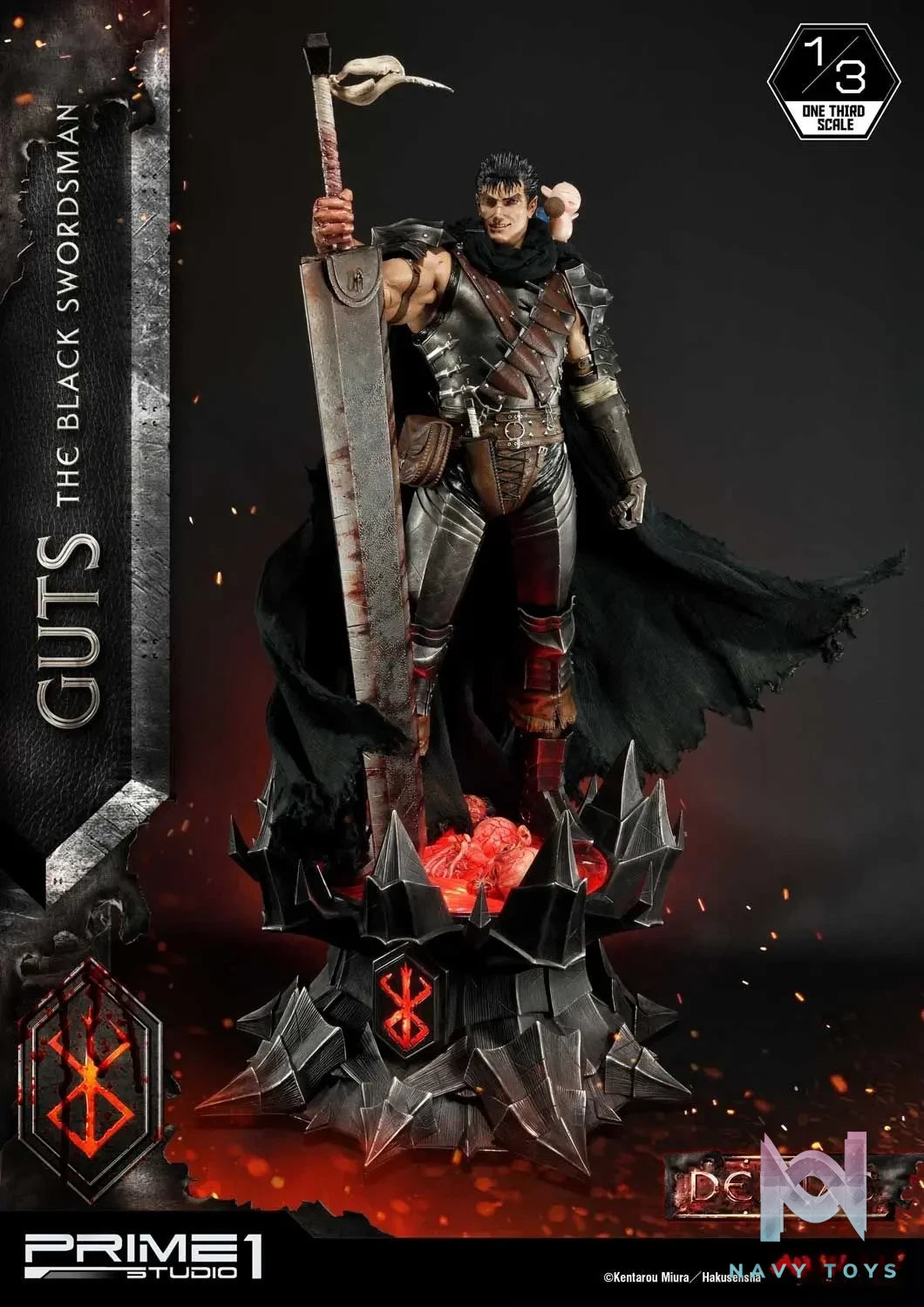 Prime 1 Studio – Museum Masterline Berserk Guts The Black Swordsman MMBR-01 MMBR-01DX (Licensed)