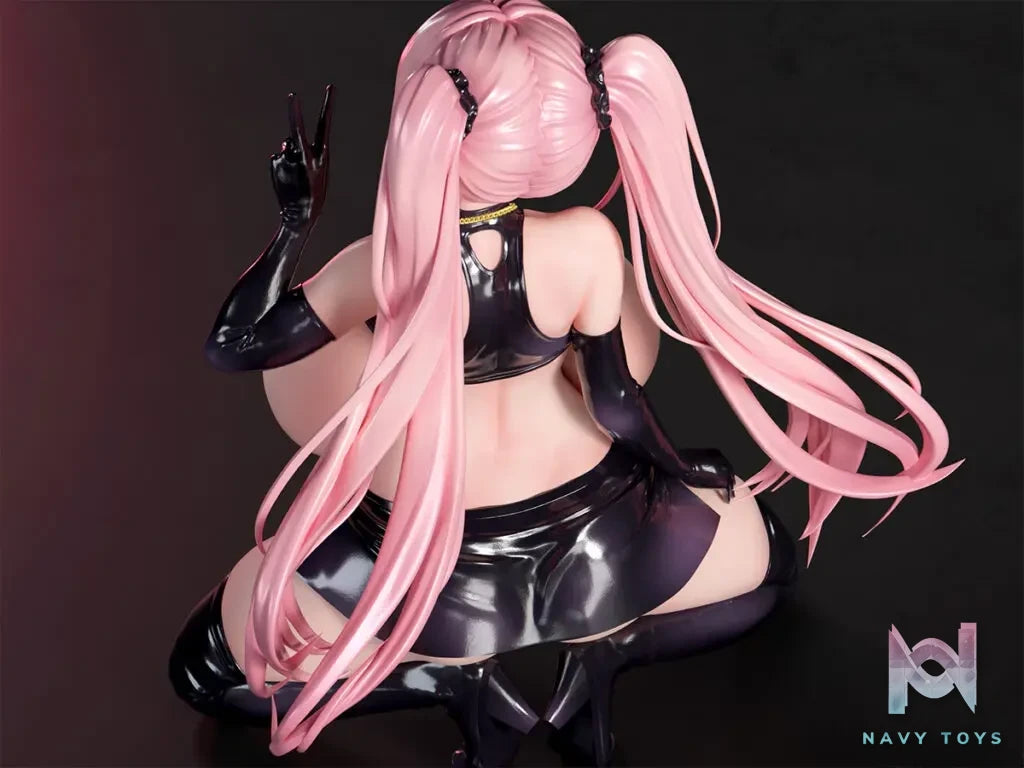Insight – Voluptuous Girl Big Breast Rubber Dress Inca Rose (Licensed)
