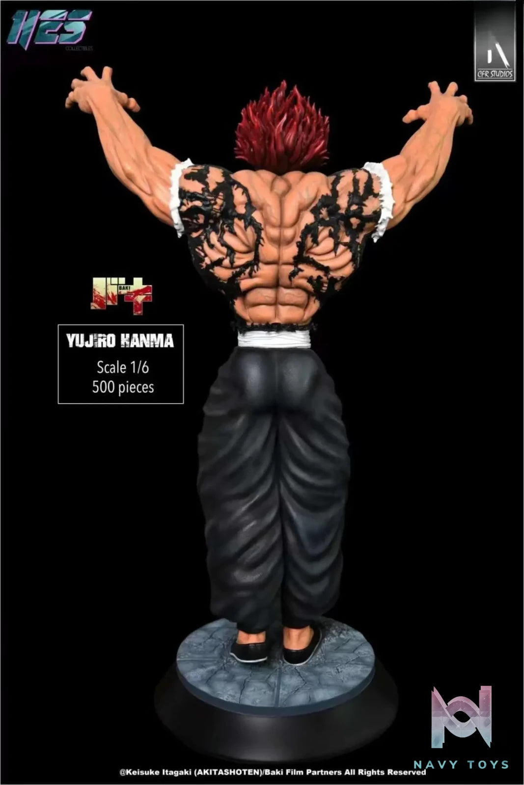 Hes Collectibles Studio – Baki the Grappler Yujiro Hanma (Licensed)