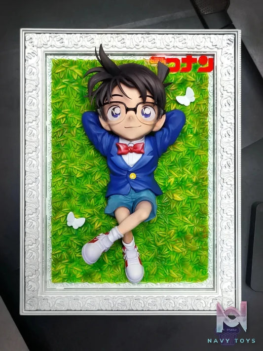 Cake Studio - Detective Conan Frame 001 Boy in Blue Outfit Conan resin statue Navy Toys anime figure