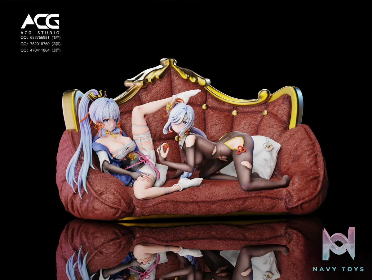 ACG Studio – Genshin impact Lying Series Shenhe & Kamisato Ayaka