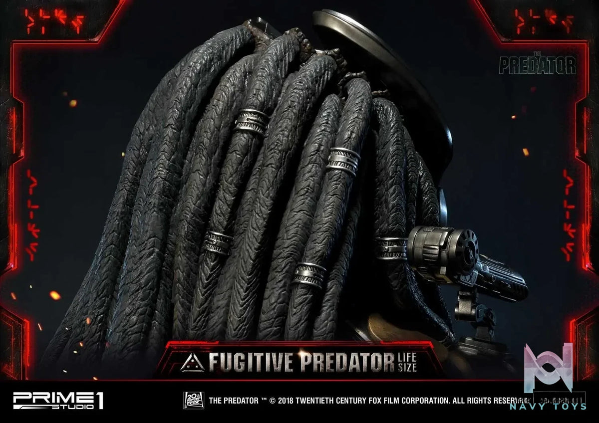 Prime 1 Studio – Life Size Bust The Predator (Film) Fugitive Predator LSTPR-01 LSTPR-01DX (Licensed)